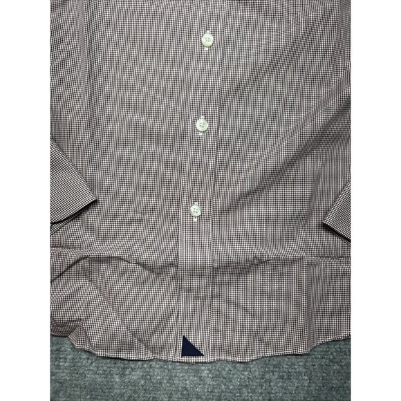 UNTUCKit Gargiulo Shirt Mens S Maroon Button Up Long Sleeve Wrinkle Free New - Picture 2 of 12